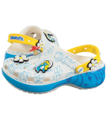 Crocs Smurfs Platform Clog Multi 210882-90H (CR351-a) kurpes