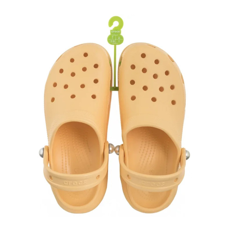 Crocs Classic Platform Pearl Clog Golden Hour 211231-78Z (CR355-a) shoes