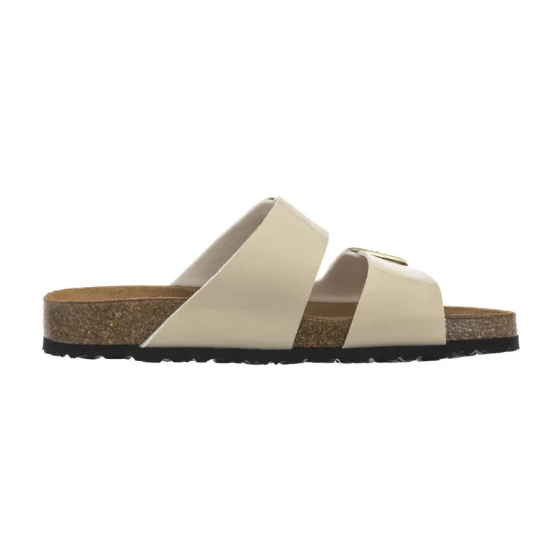 Tamaris Beżowe 1-27503-42 253 Nude Patent (TM525-a) Women's Shoes/Flip Flops