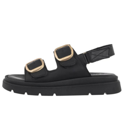 Tamaris Czarne 1-28233-44 003 Black Leather (TM526-a) bateliai