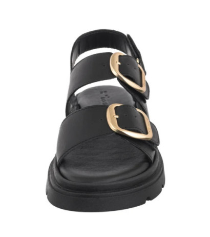 Tamaris Czarne 1-28233-44 003 Black Leather (TM526-a) bateliai