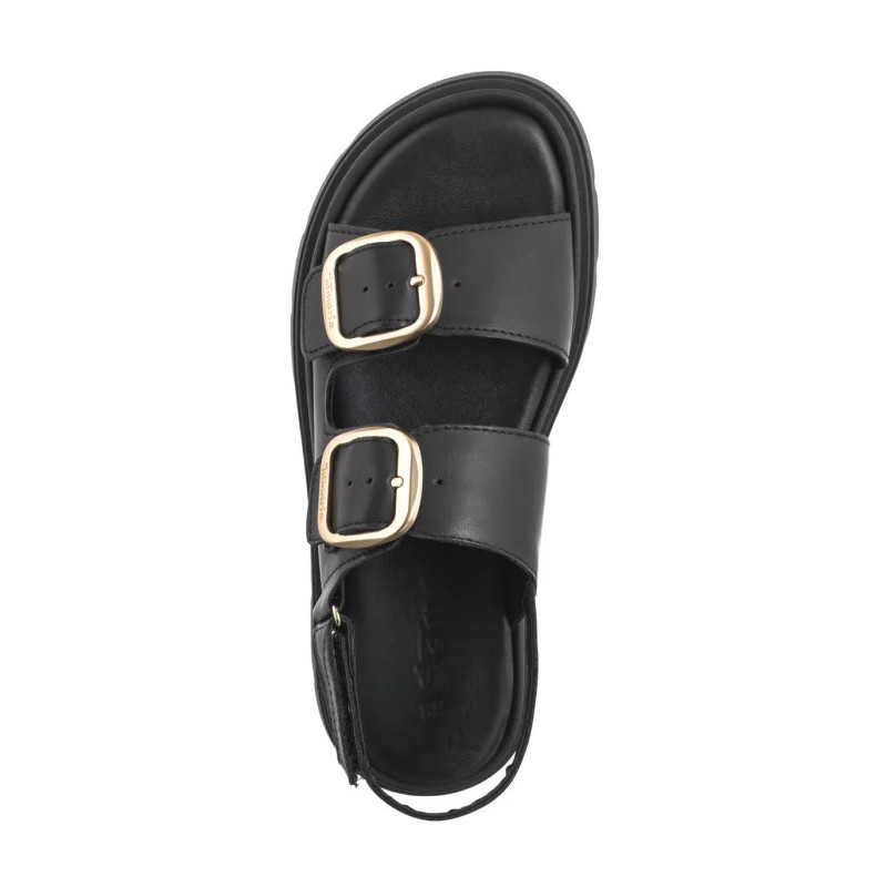 Tamaris Czarne 1-28233-44 003 Black Leather (TM526-a) kingad