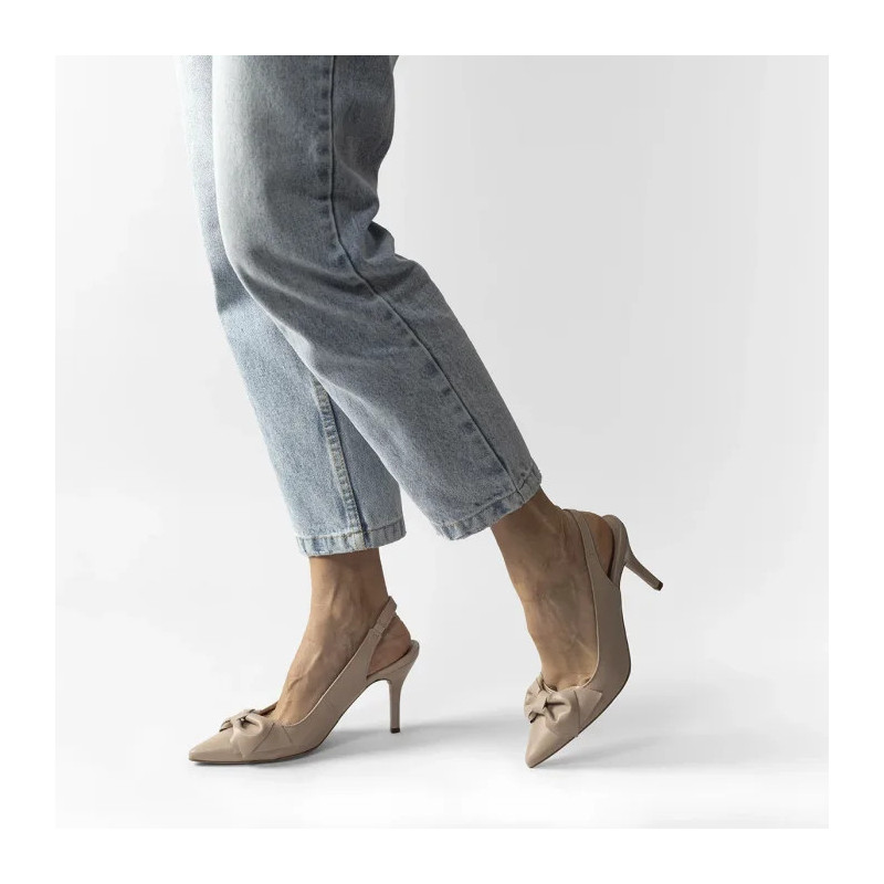 Ryłko Beżowe 8ZES6_A5 _6NL (RY1044-a) augsti papēži