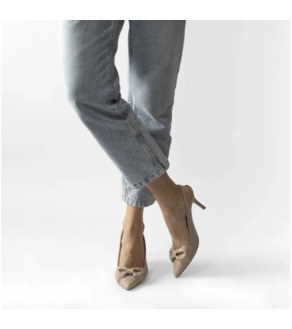 Ryłko Beżowe 8ZES6_A5 _6NL (RY1044-a) high heels