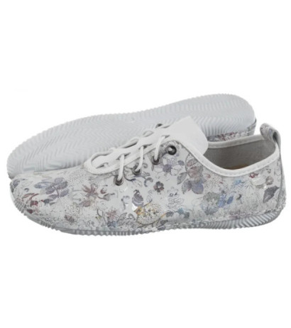 Venezia Białe w Kwiaty R161NUMUOSP047 (VE830-b) bateliai