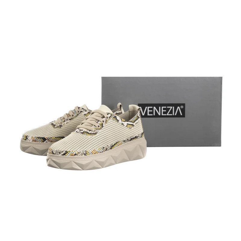 Venezia Beżowe Ażurowe L055LEBEOSP033 (VE832-a) shoes