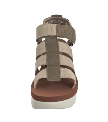 FLY London Yoji Cupi/Elas Milti/Beig/Bric P145198002 (FL420-a) shoes