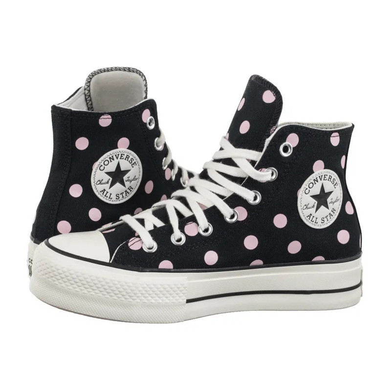 Converse CTAS Lift Hi Black/Summit Pink/Egret A10688C (CO761-a) shoes