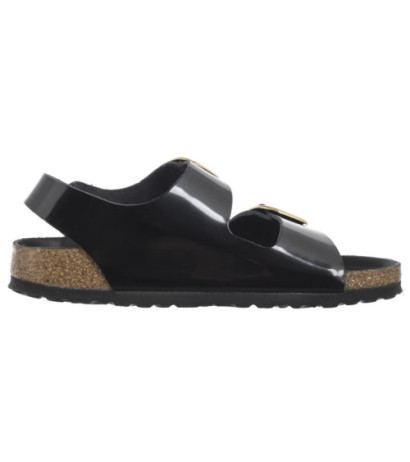 Birkenstock Milano Big Buckle High-Shine Black 1024211  (BK287-a) sandalai