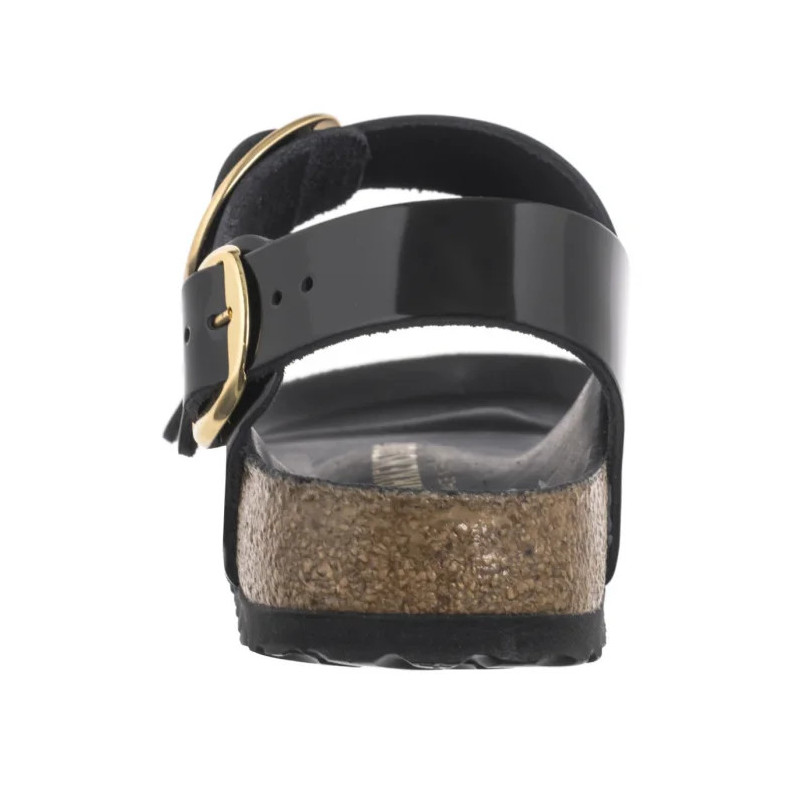 Birkenstock Milano Big Buckle High-Shine Black 1024211  (BK287-a) sandalai