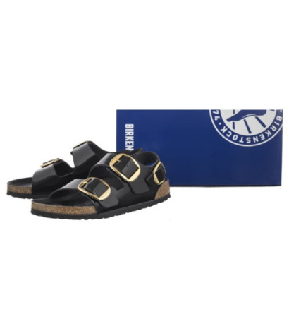 Birkenstock Milano Big Buckle High-Shine Black 1024211  (BK287-a) sandaalid