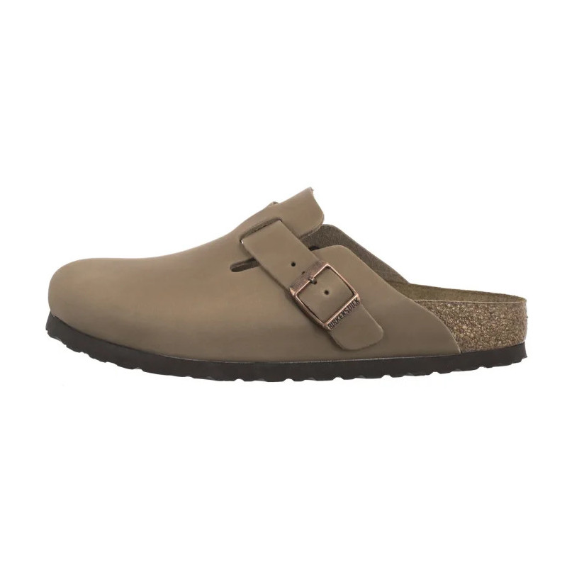 Birkenstock Boston BS  Soft Footbed Tabacco Brown 1019484 (BK288-a) Moteriški batai/šlepetės