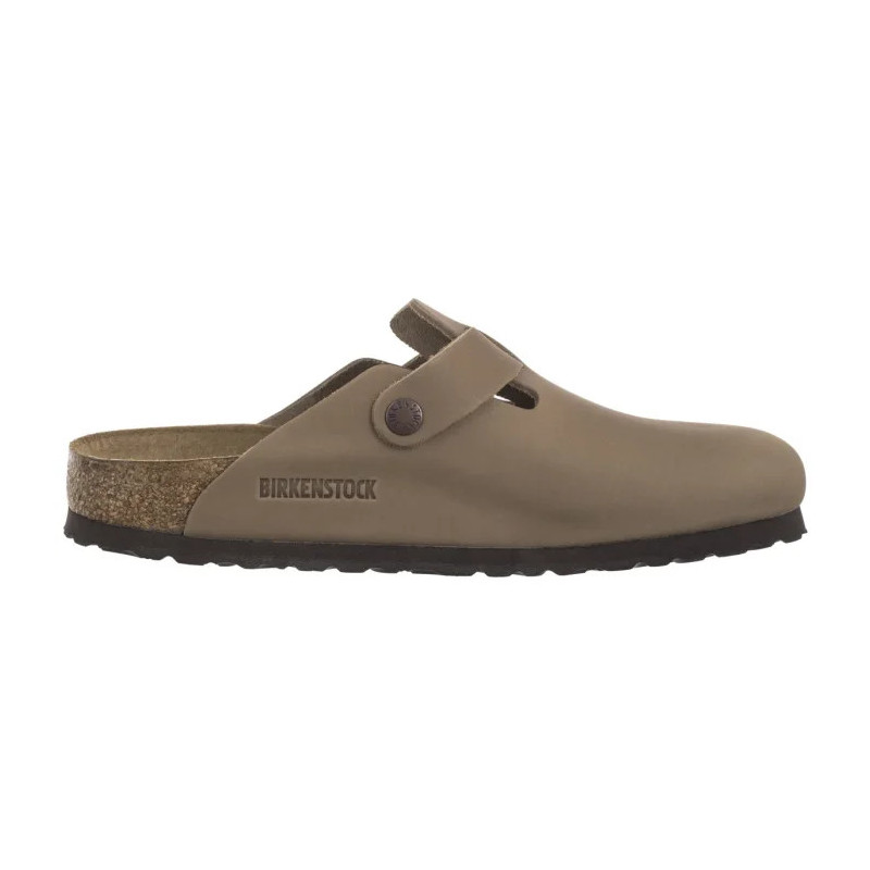 Birkenstock Boston BS  Soft Footbed Tabacco Brown 1019484 (BK288-a) Moteriški batai/šlepetės