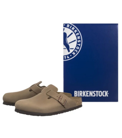 Birkenstock Boston BS  Soft Footbed Tabacco Brown 1019484 (BK288-a) Moteriški batai/šlepetės