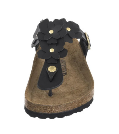 Birkenstock Gizeh Flower Embellishment Black 1026693 (BK294-a) apavi
