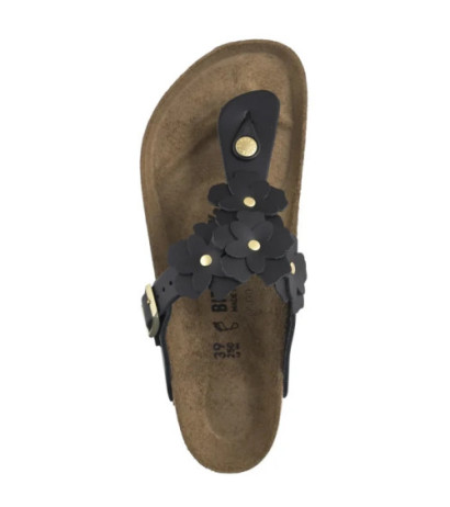 Birkenstock Gizeh Flower Embellishment Black 1026693 (BK294-a) apavi