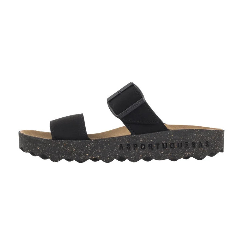 Asportuguesas Coly L Eco Sued Black P018225000 (AP15-a) Sieviešu apavi/Flip Flops