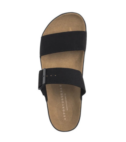 Asportuguesas Coly L Eco Sued Black P018225000 (AP15-a) Sieviešu apavi/Flip Flops