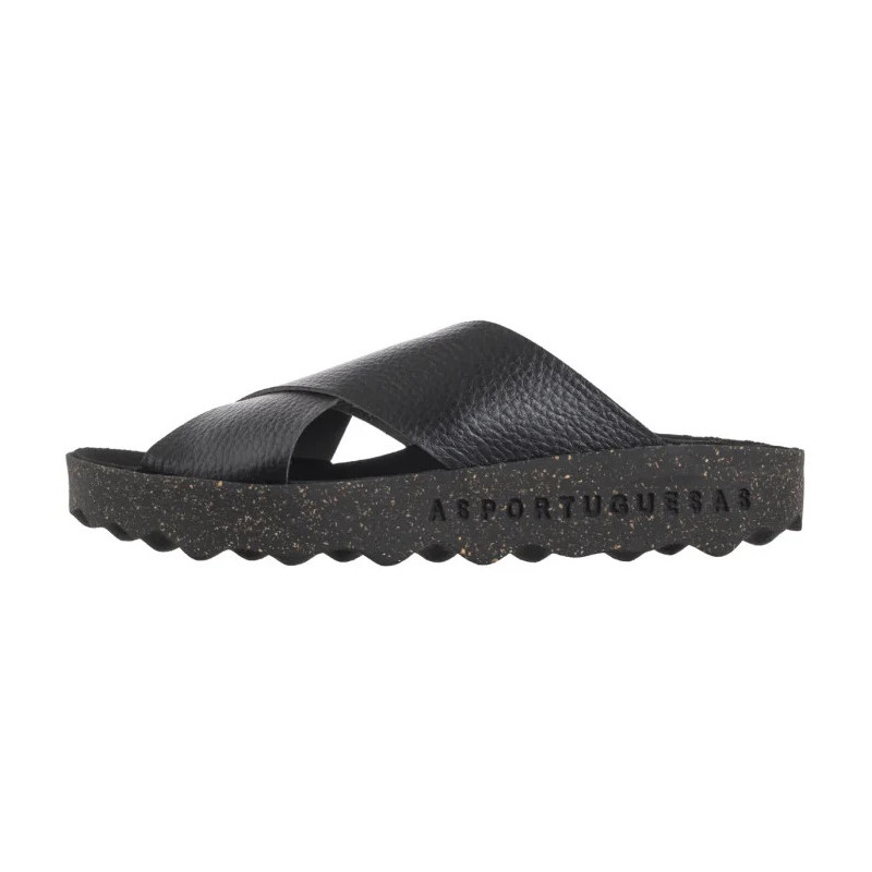 Asportuguesas Cross L Eco Leat Black P018276000 (AP16-a) Sieviešu apavi/Flip Flops