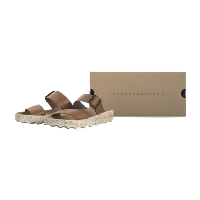 Asportuguesas Coly L Eco Leat Tan P018225011 (AP18-a) Women's Shoes/Flip Flops