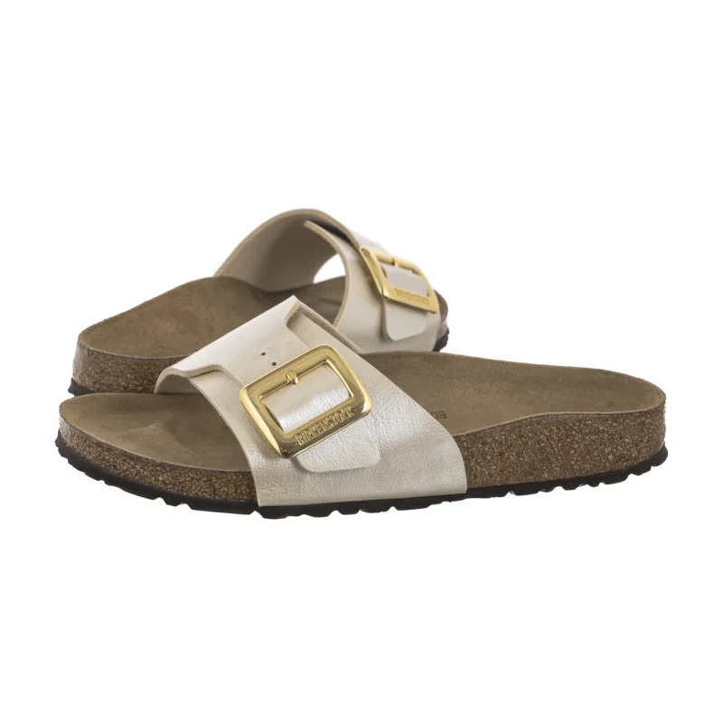Birkenstock Catalina Cushion Buckle Graceful Pearl White 1029393 (BK289-b) Sieviešu apavi/Flip Flops