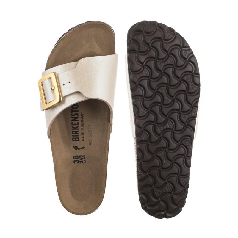 Birkenstock Catalina Cushion Buckle Graceful Pearl White 1029393 (BK289-b) Sieviešu apavi/Flip Flops