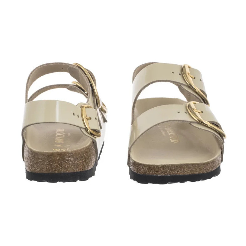 Birkenstock Milano Big Buckle High-Shine Ecru 1025395 (BK287-b) sandals