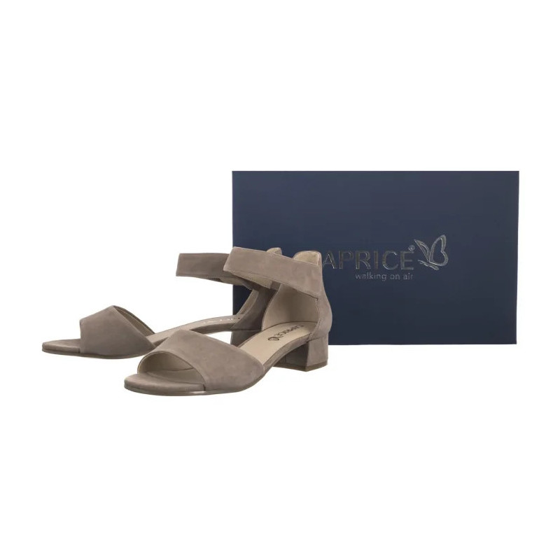 Caprice Szare 9-28212-42 338 Mud Suede (CP436-a) kingad