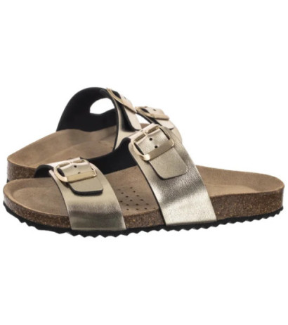 Geox D Brionia L Lt Gold D35LSL 000BN C2012 (GE222-a) Naiste kingad/klappide klapid