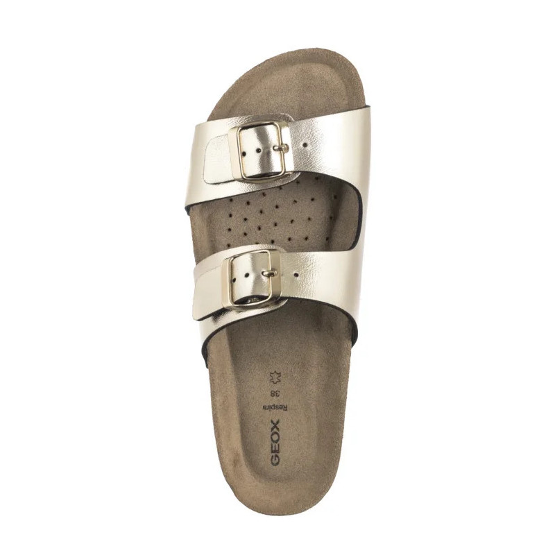Geox D Brionia L Lt Gold D35LSL 000BN C2012 (GE222-a) Sieviešu apavi/Flip Flops