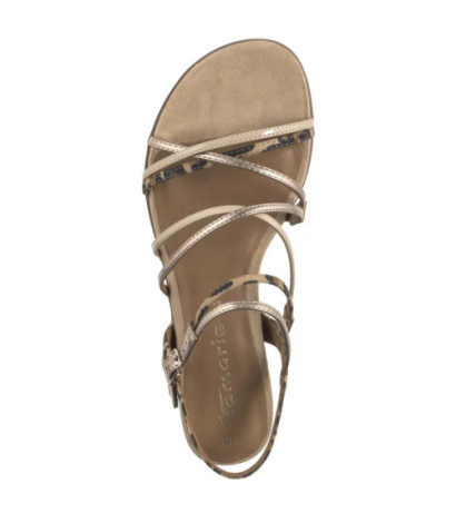 Tamaris Beżowe 1-28103-42 445 Tan Comb (TM528-a) sandals