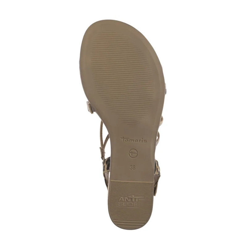 Tamaris Beżowe 1-28103-42 445 Tan Comb (TM528-a) sandals