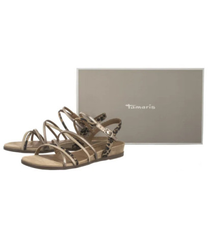 Tamaris Beżowe 1-28103-42 445 Tan Comb (TM528-a) sandaalid