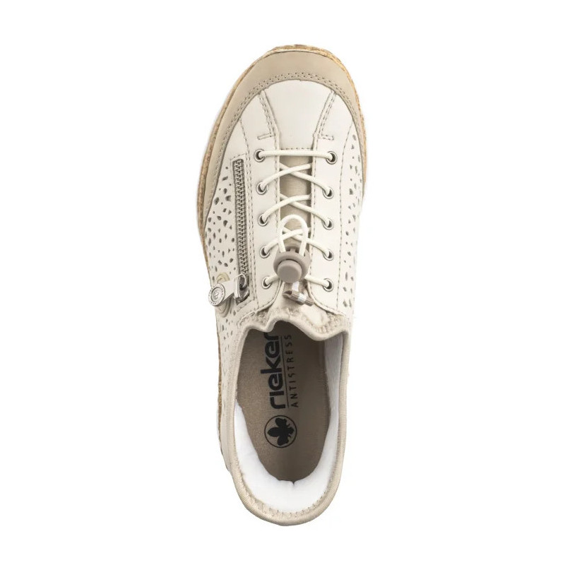 Rieker Beżowe N42V3-60 Beige (RI248-a) shoes