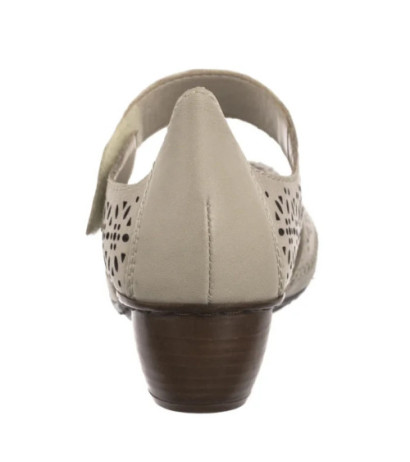 Rieker Beżowe 43750-62 Beige (RI250-a) bateliai