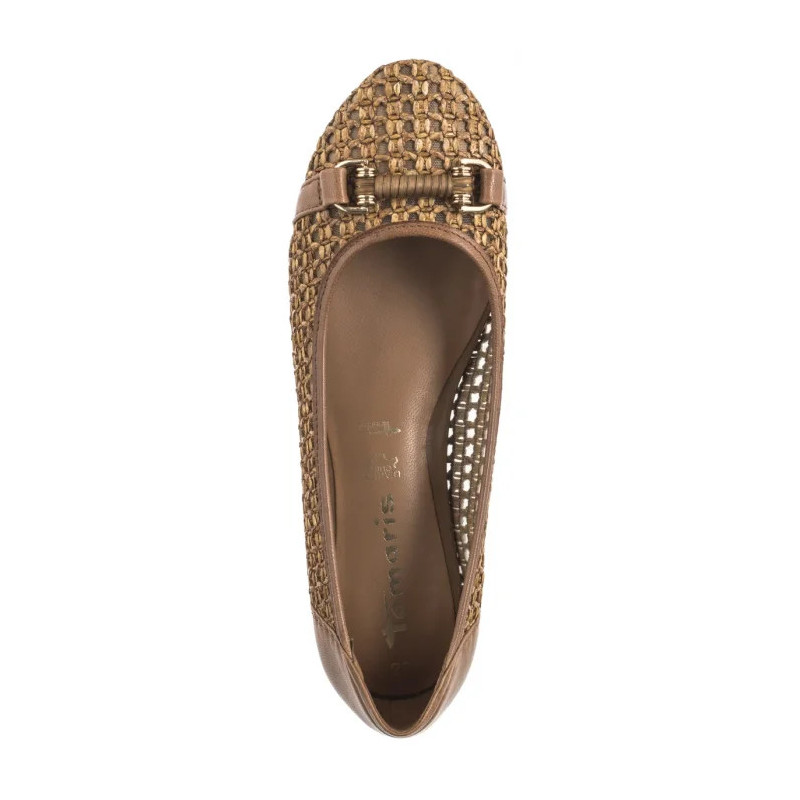 Tamaris Brązowe 1-22138-44 Cognac (TM529-a) bateliai
