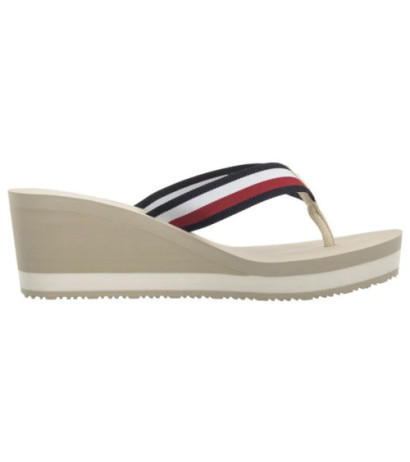 Tommy Hilfiger TH Corporate Wedge Beach Sandal Muslin FW0FW08520 ACJ (TH1314-a) kingad