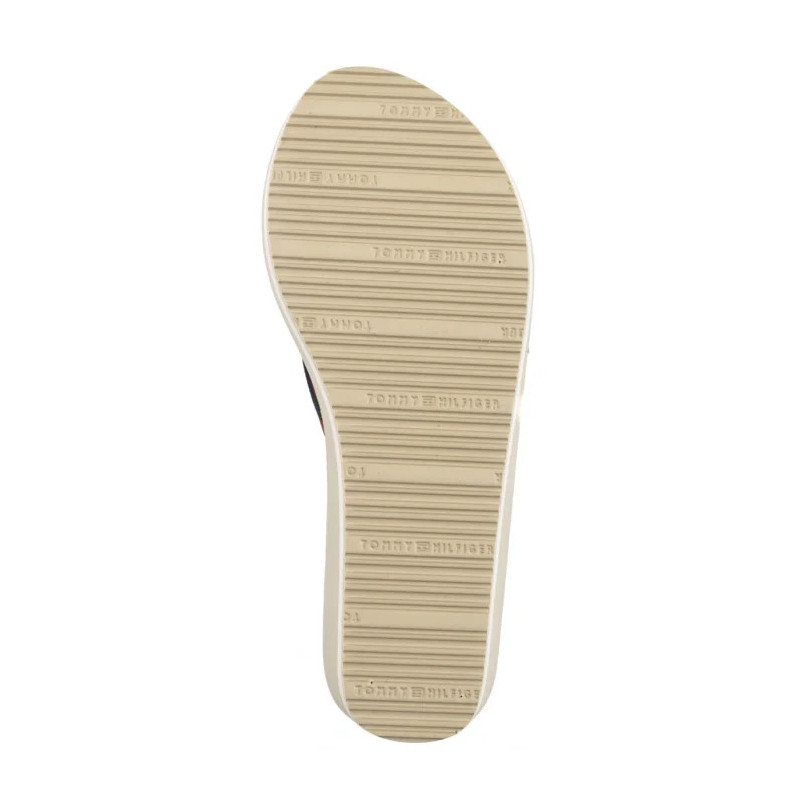 Tommy Hilfiger TH Corporate Wedge Beach Sandal Muslin FW0FW08520 ACJ (TH1314-a) kurpes