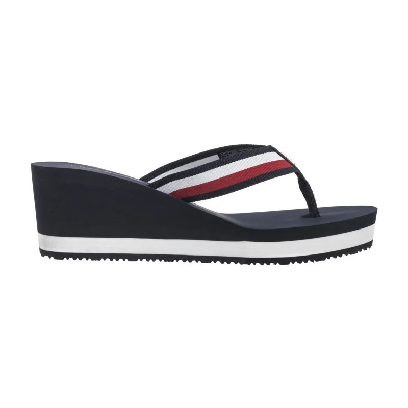 Tommy Hilfiger TH Corporate Wedge Beach Sandal Space Blue FW0FW08520 DW6 (TH1314-b) kingad