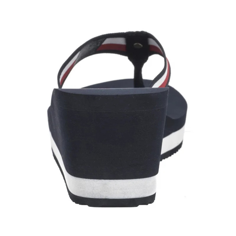 Tommy Hilfiger TH Corporate Wedge Beach Sandal Space Blue FW0FW08520 DW6 (TH1314-b) batai