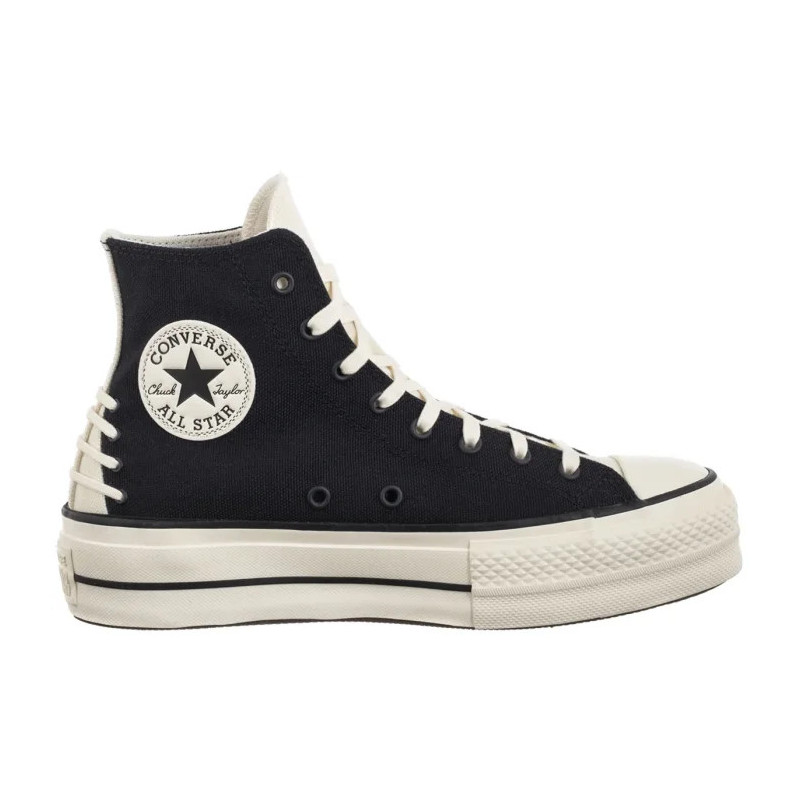 Converse CTAS Lift Hi Black/Egret/Black A12552C (CO763-a) shoes