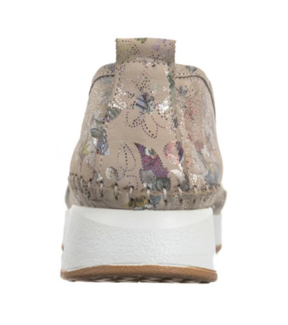 Venezia Beżowe w Kwiaty E124NUBEOBM029 (VE835-a) batai