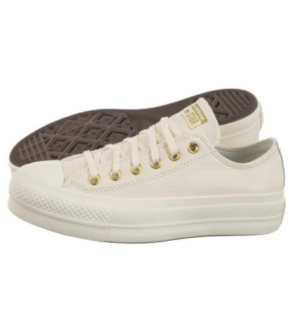 Converse CTAS Lift Ox Egret/Egret/Gold A12765C (CO766-a) bateliai