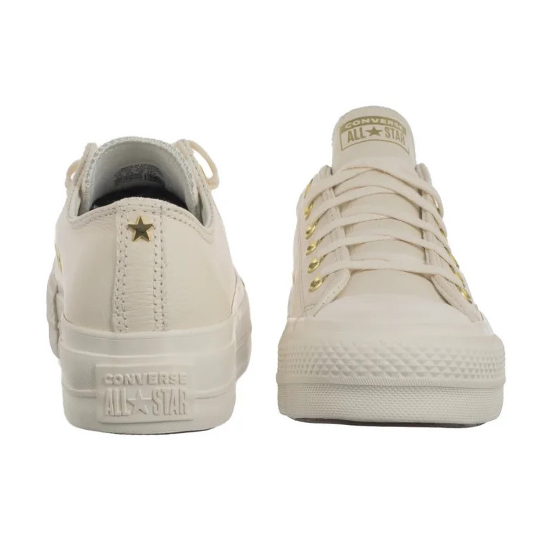 Converse CTAS Lift Ox Egret/Egret/Gold A12765C (CO766-a) bateliai