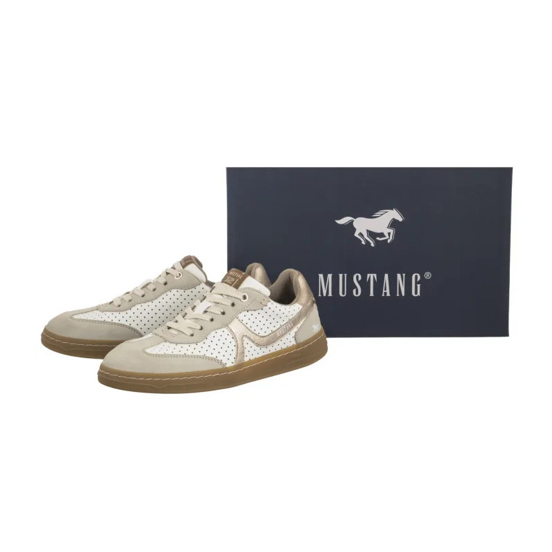 Mustang Białe 1511-302-243 (MU575-a) sneakers