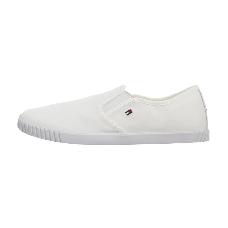 Tommy Hilfiger Canvas Slip-On Sneaker White FW0FW08640 YBS (TH1315-a) kingad