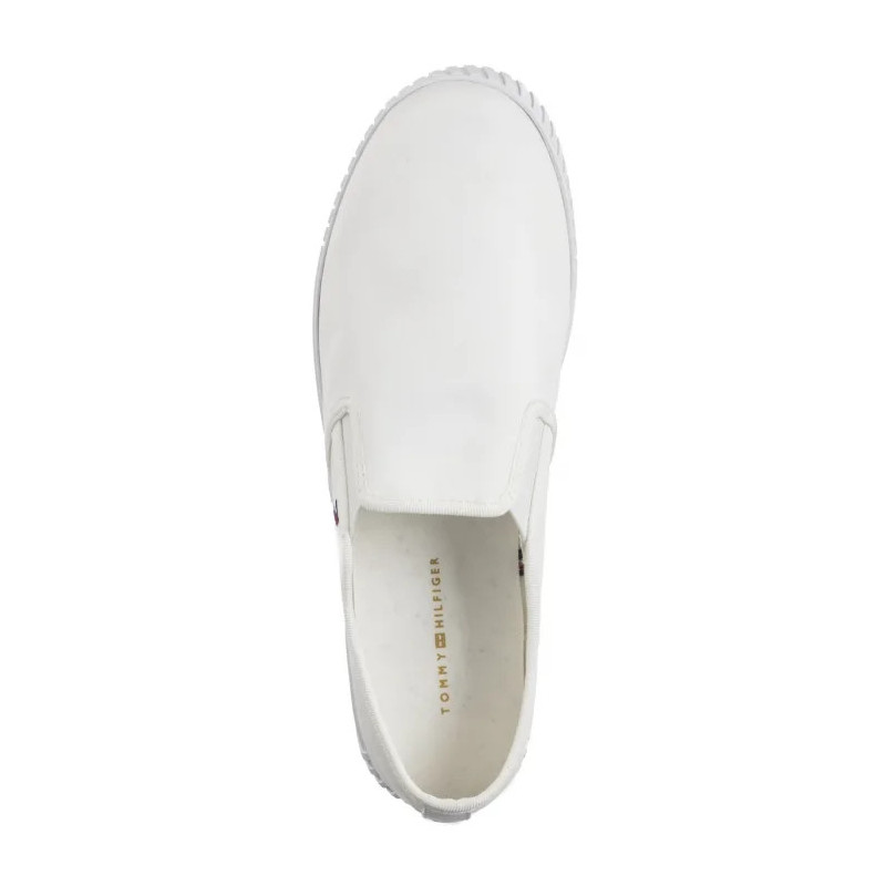 Tommy Hilfiger Canvas Slip-On Sneaker White FW0FW08640 YBS (TH1315-a) kingad
