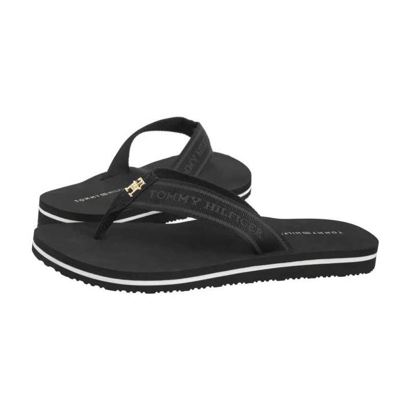 Tommy Hilfiger Hilfiger Webbing Beach Sandal Black FW0FW08515 BDS (TH1317-a) šlepetės