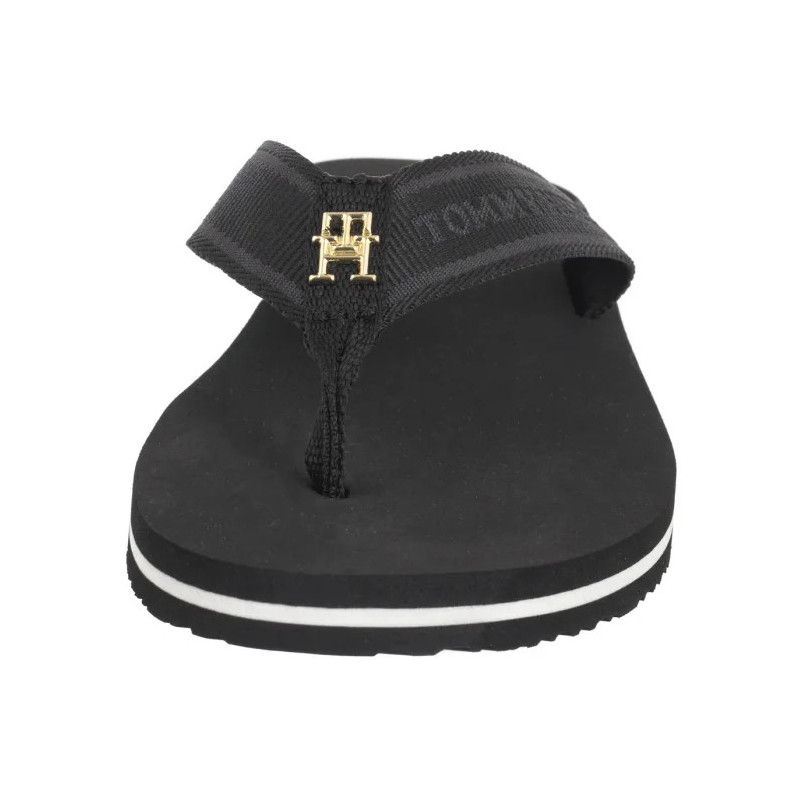 Tommy Hilfiger Hilfiger Webbing Beach Sandal Black FW0FW08515 BDS (TH1317-a) flip flops