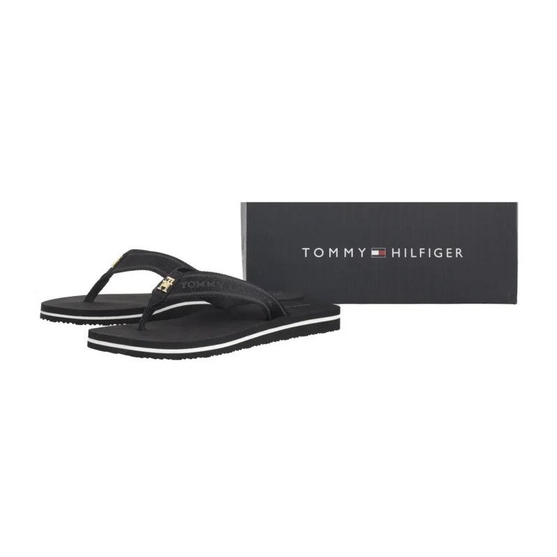 Tommy Hilfiger Hilfiger Webbing Beach Sandal Black FW0FW08515 BDS (TH1317-a) kingad